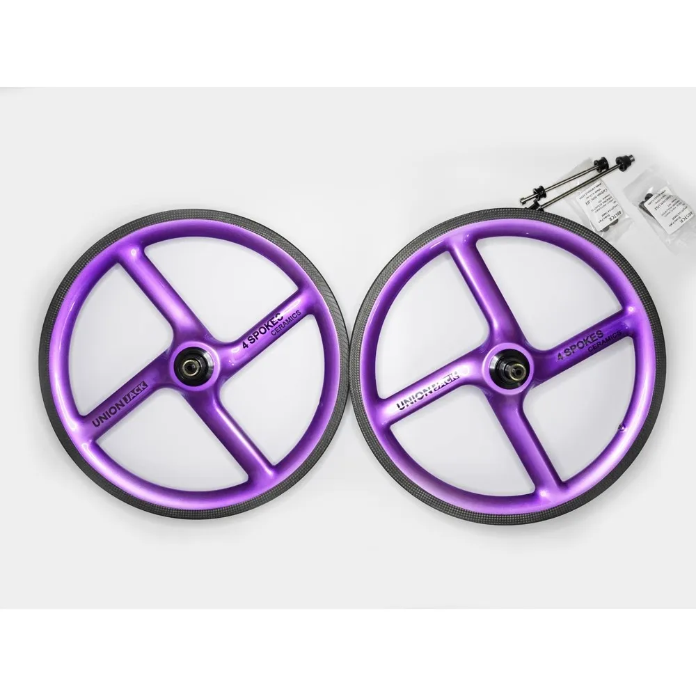 Unionjack 349 carbon wheels for brompton rim super light A C P Tline