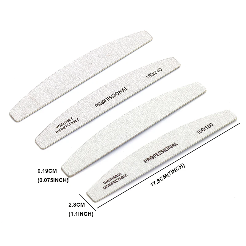 10-Piece Professional Double-Sided Nail Files for Manicure & Pedicure 5
