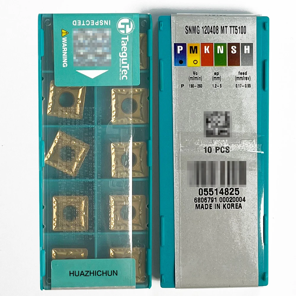 

HUAZHICHUN SNMG 120408 MT TT5100 Tool Inserts Carbide Turning tool