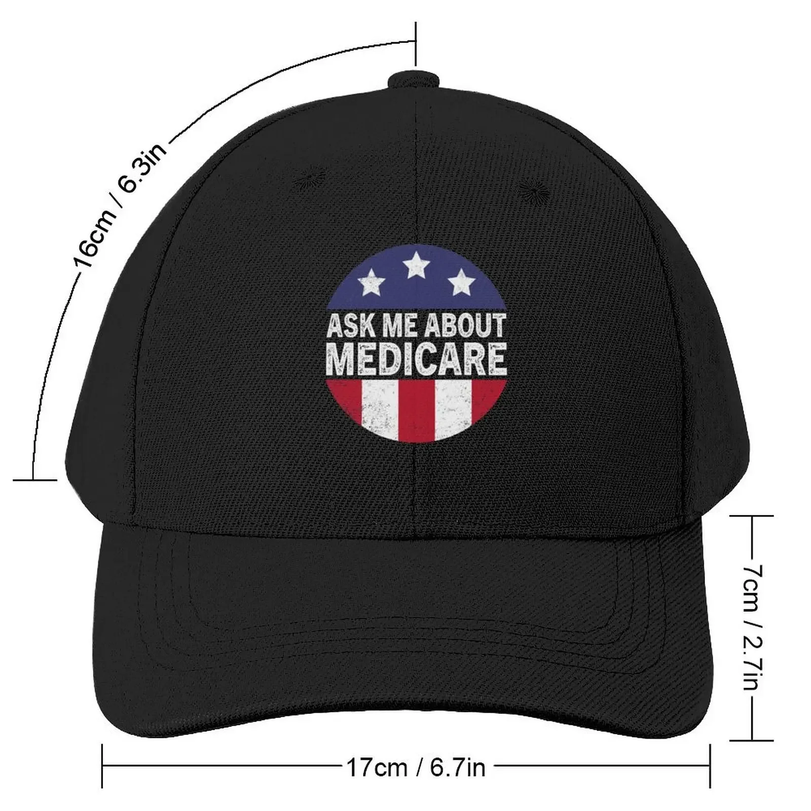 ask me about medicare Baseball Cap Brand Man cap Snapback Cap western Hat sun hat Women Men's