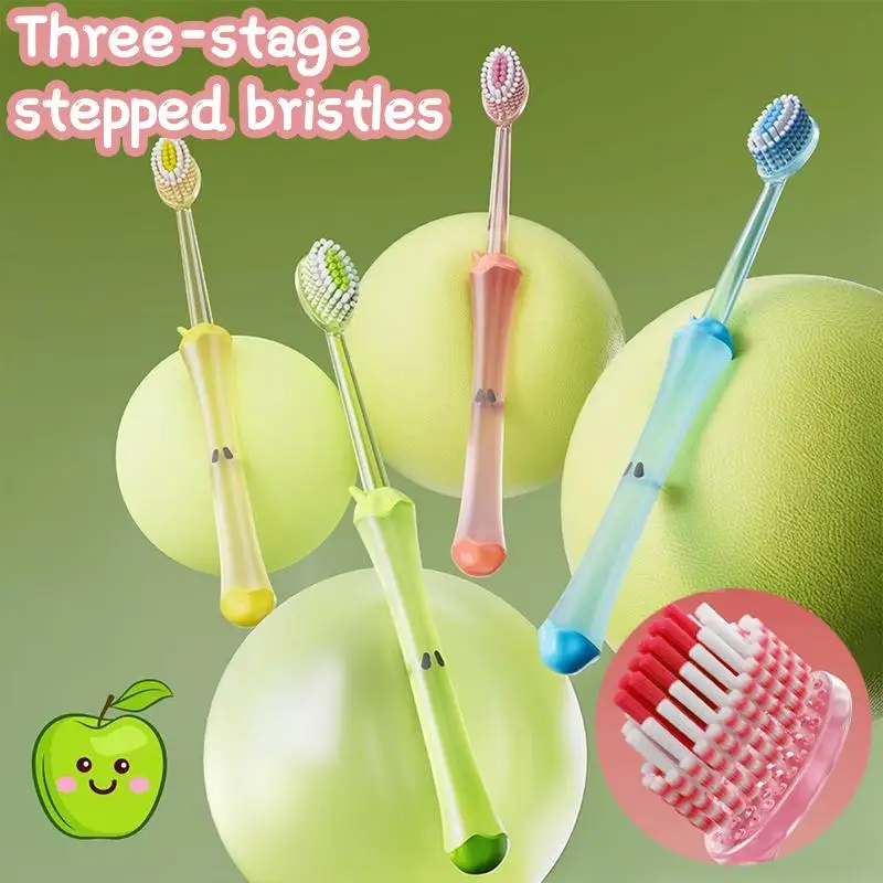 2 Pack Adult Soft Toothbrushes Gentle Gum Massage Deep Plaque Cleaning Teeth Whitening for Home Oral Care