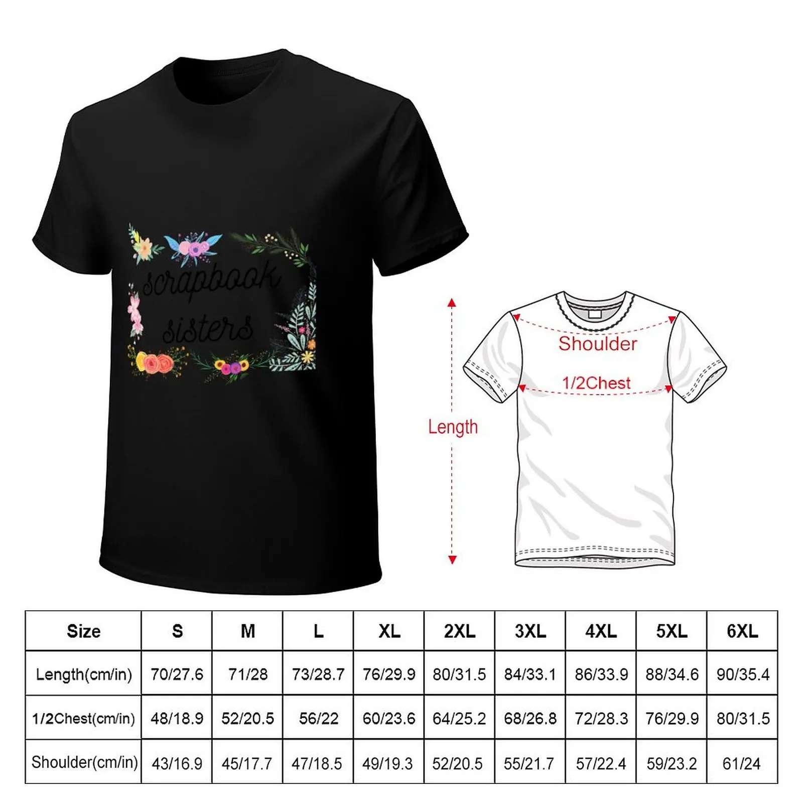 SCRAPBOOK SISTERS T-Shirt rapper graphic tees shirts graphic tees mens workout shirts