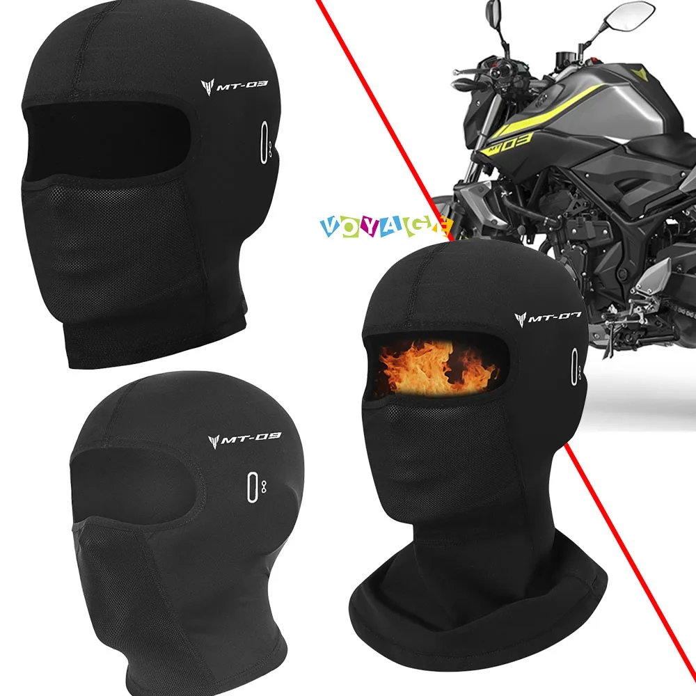 

For Yamaha MT03 MT07 MT09 MT10 MT 03 07 09 10 Motorcycle Accessories Neck Full Face Mask Windproof Dustproof Face Shield