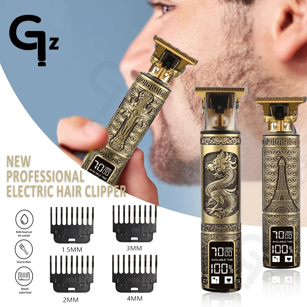 Original T9 Electric Shaver Hair Cutting Machine Rechargeable Clipper Hair Trimmer Man Beard for Men Barber Professional Trimmer