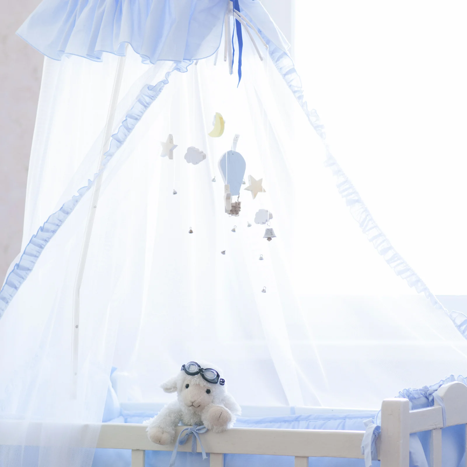 Baby Mosquito Net Bracket Strong Steel Stand for Crib Canopy Holder Baby Bed Metal Cradles Sturdy Safe Anti Deform