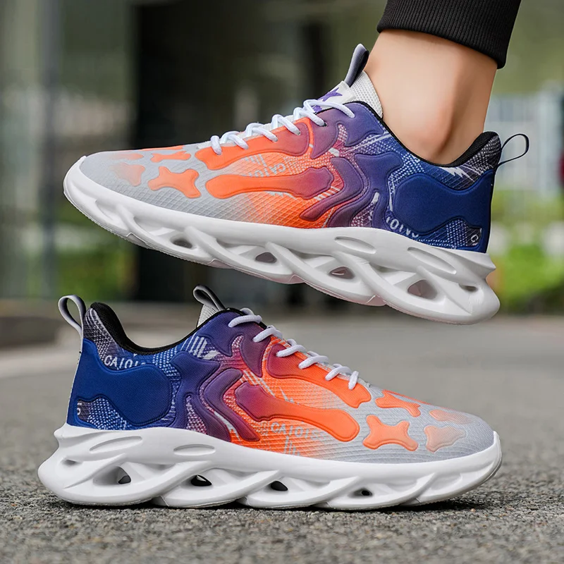 

Мужские повседневные кроссовки для бега, спортивная уличная дышащая нескользящая износостойкая универсальная баскетбольная обувь для скалолазания