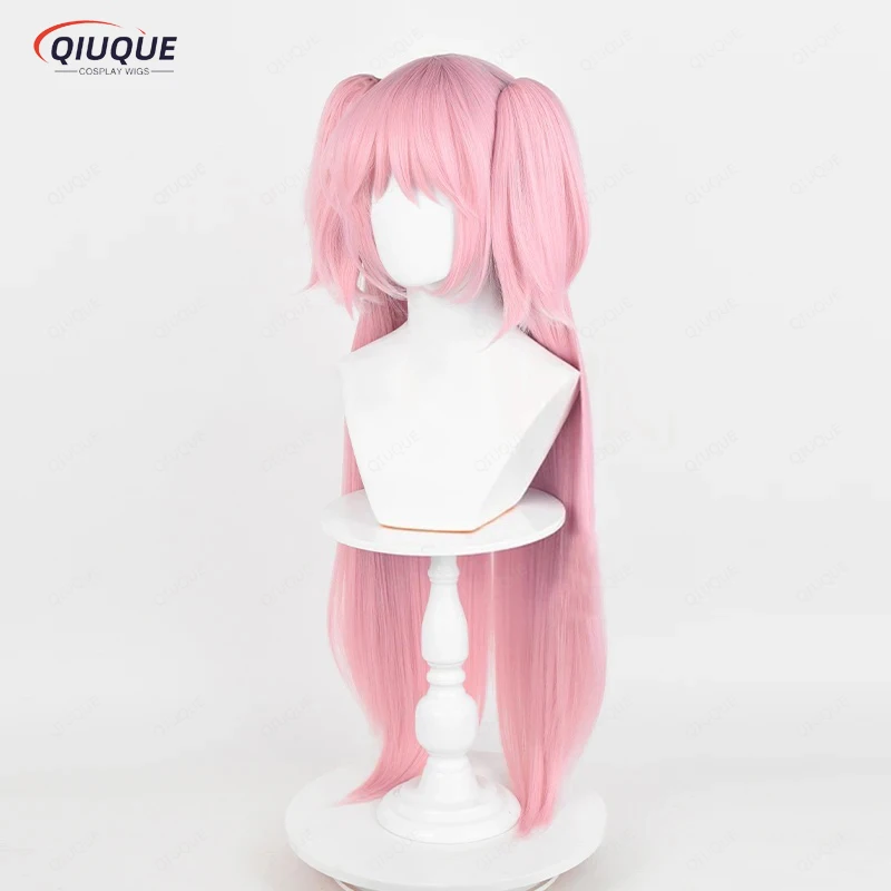 Kaname Madoka cosplay ma 2 style peruk różowy kucyk żaroodporne włosy syntetyczne peruka w stylu damskim + czapka z peruką — zdjęcie 7
