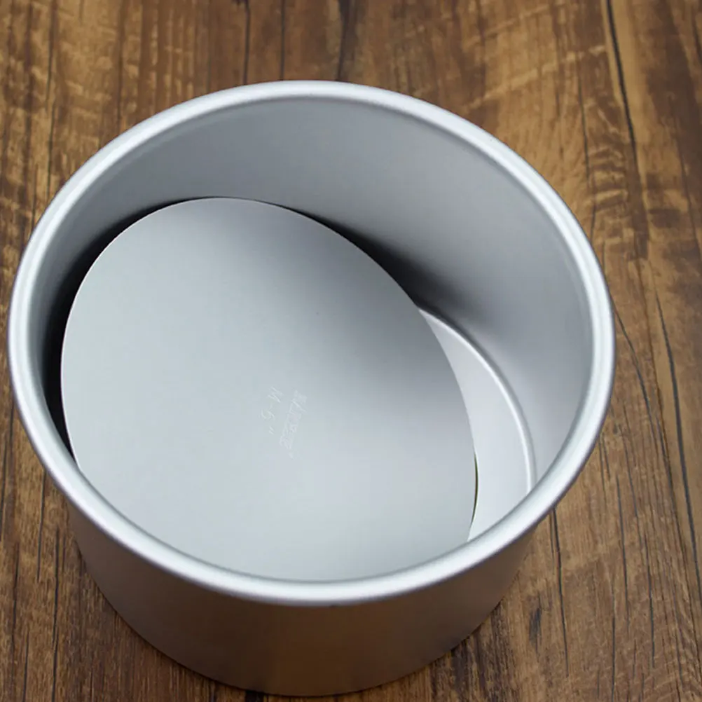 

8in Cake Pan Nonstick Aluminium Alloy Round Molds for Baking Easy to Clean Smooth Surface No Burrs Round Cake Mold