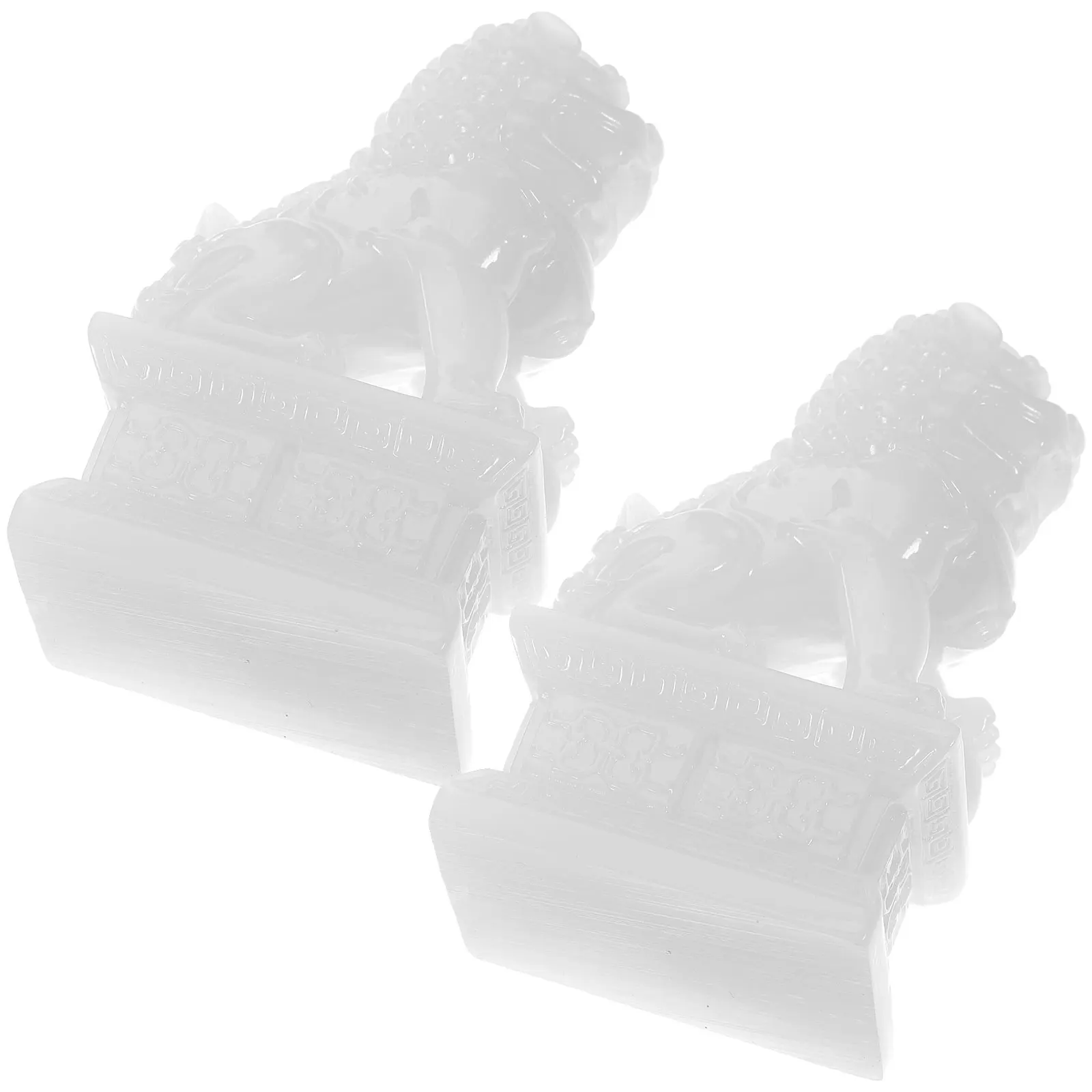 

1Pair Mini Lion Resin Crafts Decorative Lion Statue Desktop Adornment Home Ornament Decor Resin Crafts Tabletop Decor