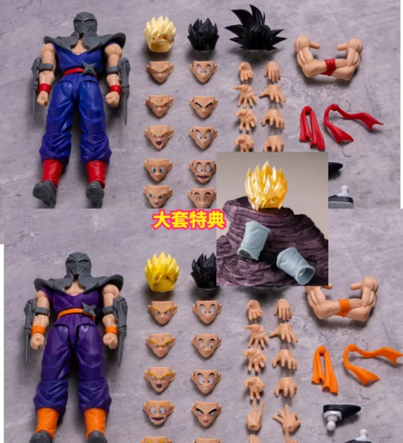 HM Studio Gohan Dragon Ball 1/12 Lila Klinge Trainingskleidung Ninja – Detail 1