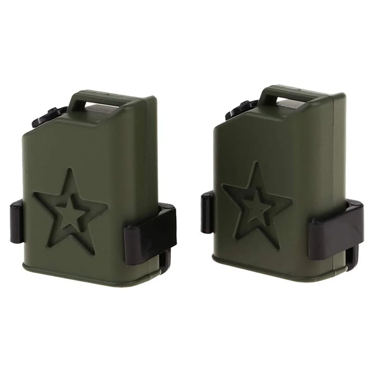 A77I 6X 장식 액세서리 1/10 스케일 RC 락 크롤러 축 레이스 SCX10 90046 트럭 자동차 용 플라스틱 미니 연료 탱크