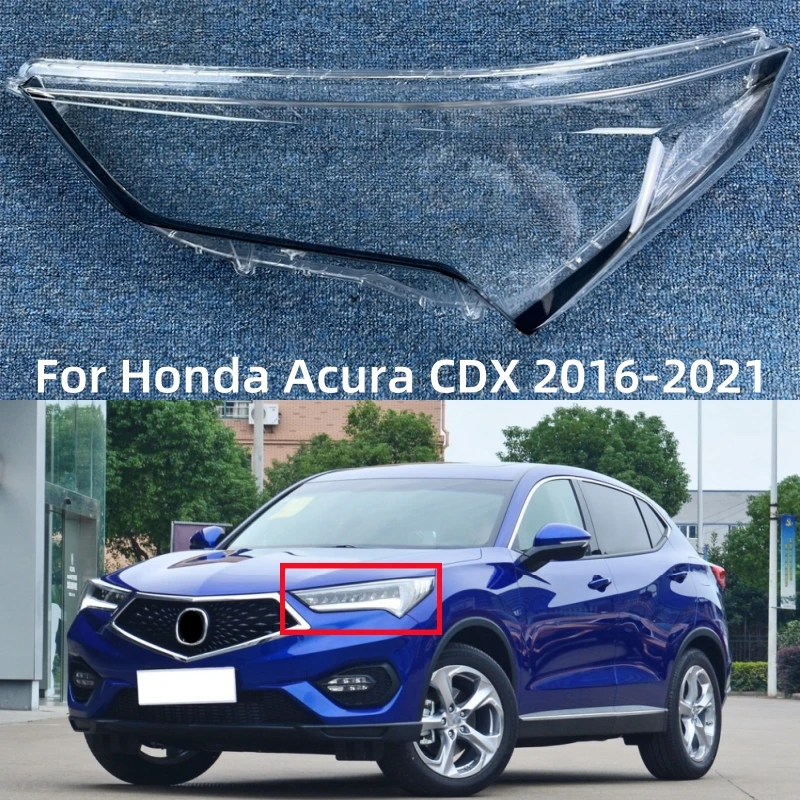 

Для Honda Acura CDX 2016 2017 2018 2019 2020 2021, автомобильные аксессуары, прозрачный материал ПК, фары, стеклянный корпус