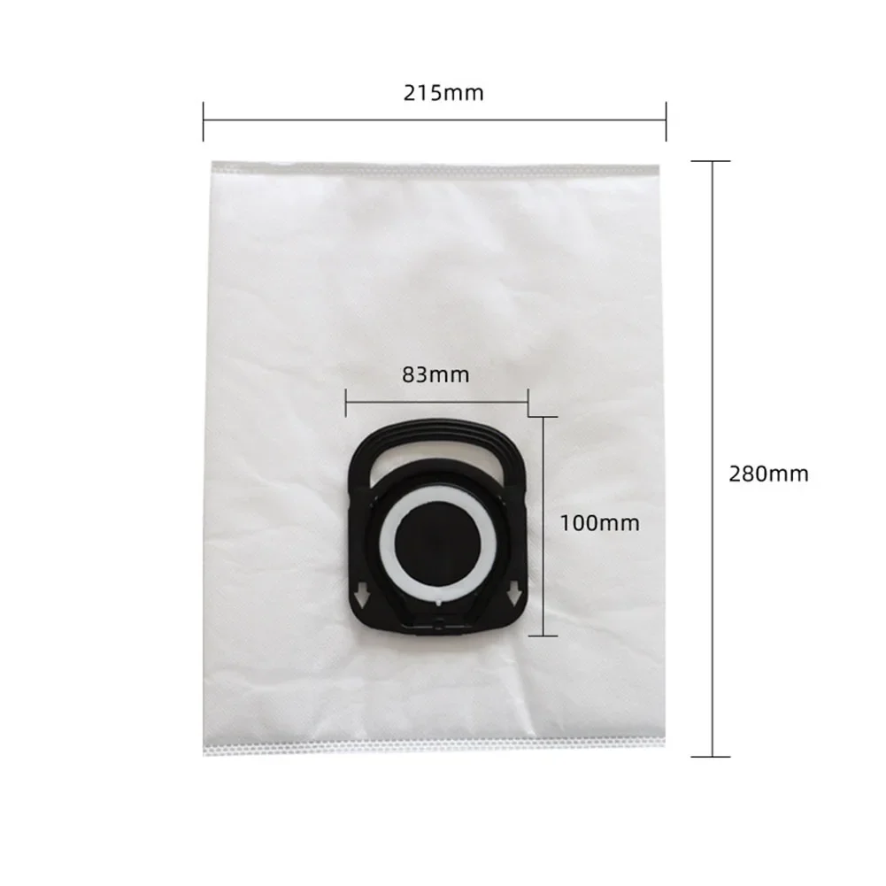For RR8587 Model Robotic Vacuum Cleaner Daily Use Home Cleaning White Effective Dust Filtration Hygienic Disposal
