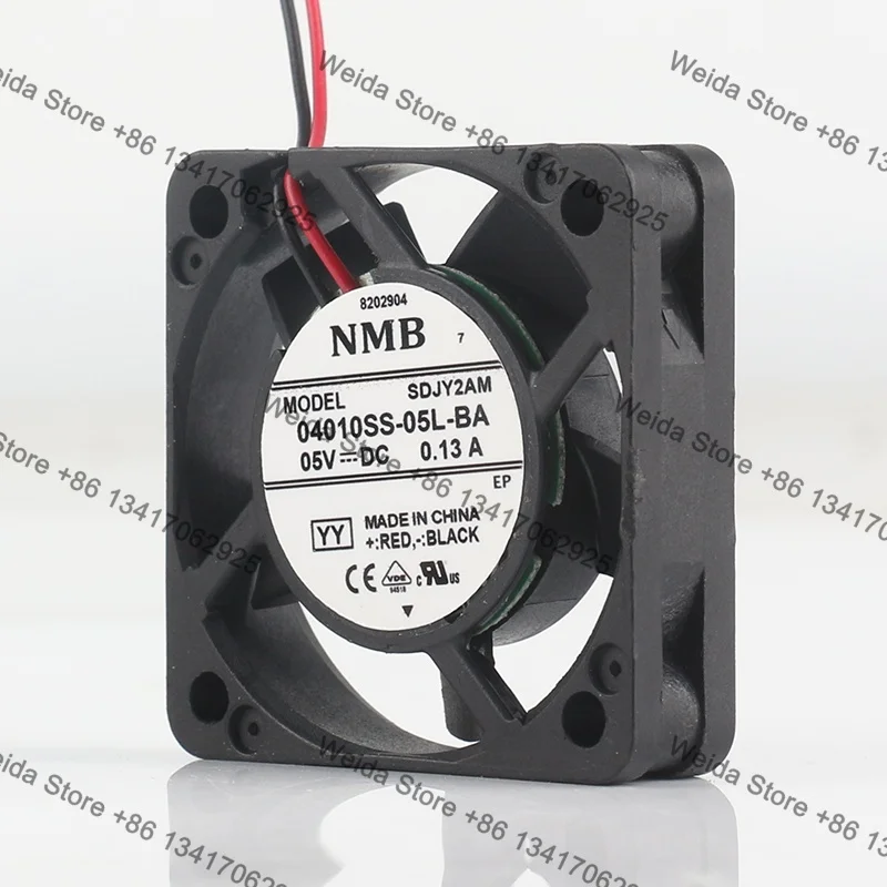 

Cooling case fan NMB 4010 DC 5V 0.13A 0.65W AC EC 4CM frequency converter bearing 40X40X10MM 2-wire 04010SS-05L-BA