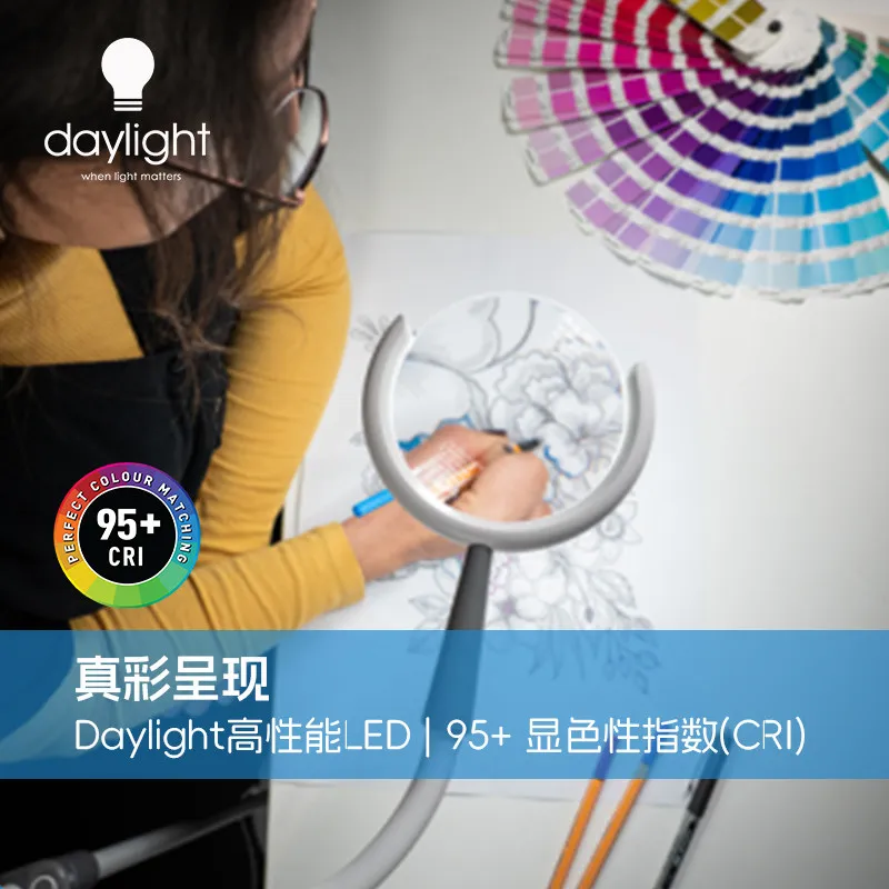 2 in 1 table lamp LED magnifying glass lamp