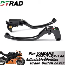 Adjustable Brake Lever For YAMAHA YZF-R1/M/S 2015-2024 YZF-R6 2017-2025 Racing Clutch Folding Handle Motorcycle Accessories