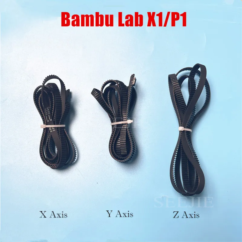 

Bambu Lab X1/P1 X Y Z Axis Replament Timing Belt Wear-resistant Rubber