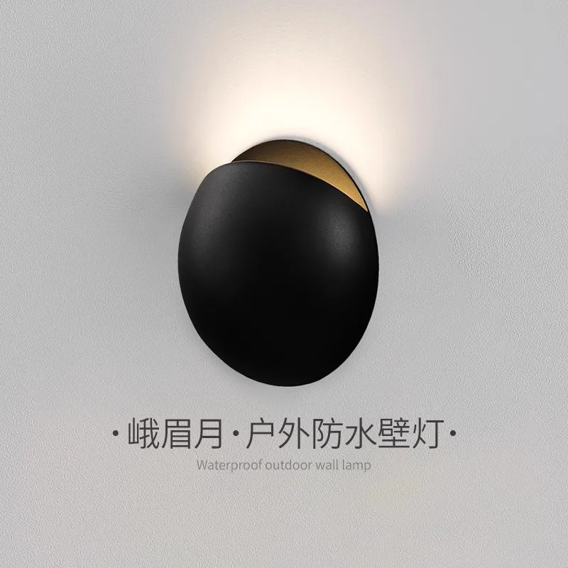 Outdoor waterproof wall lamp, villa creative light luxury modern garden gate on both sides, garden lamp