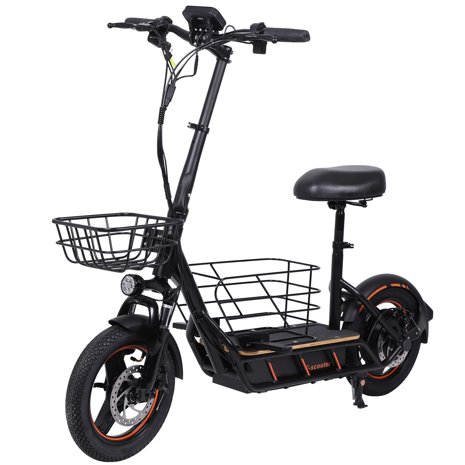 AliExpress 36V10AH Battery Electric Bike FREEBOY H14 Adult Foldable 14 Inch Tire Electric Bike  E-bike 600W Electric Bike