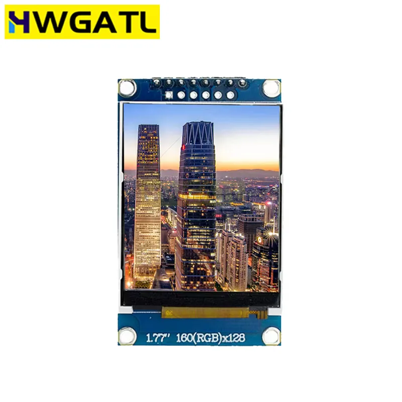 TFT Display 0.96 1.3 1.77 1.8 inch IPS 7P SPI HD 65K Full Color LCD Module ST7735 / ST7789 Drive IC 80*160 240*240 (Not OLED)