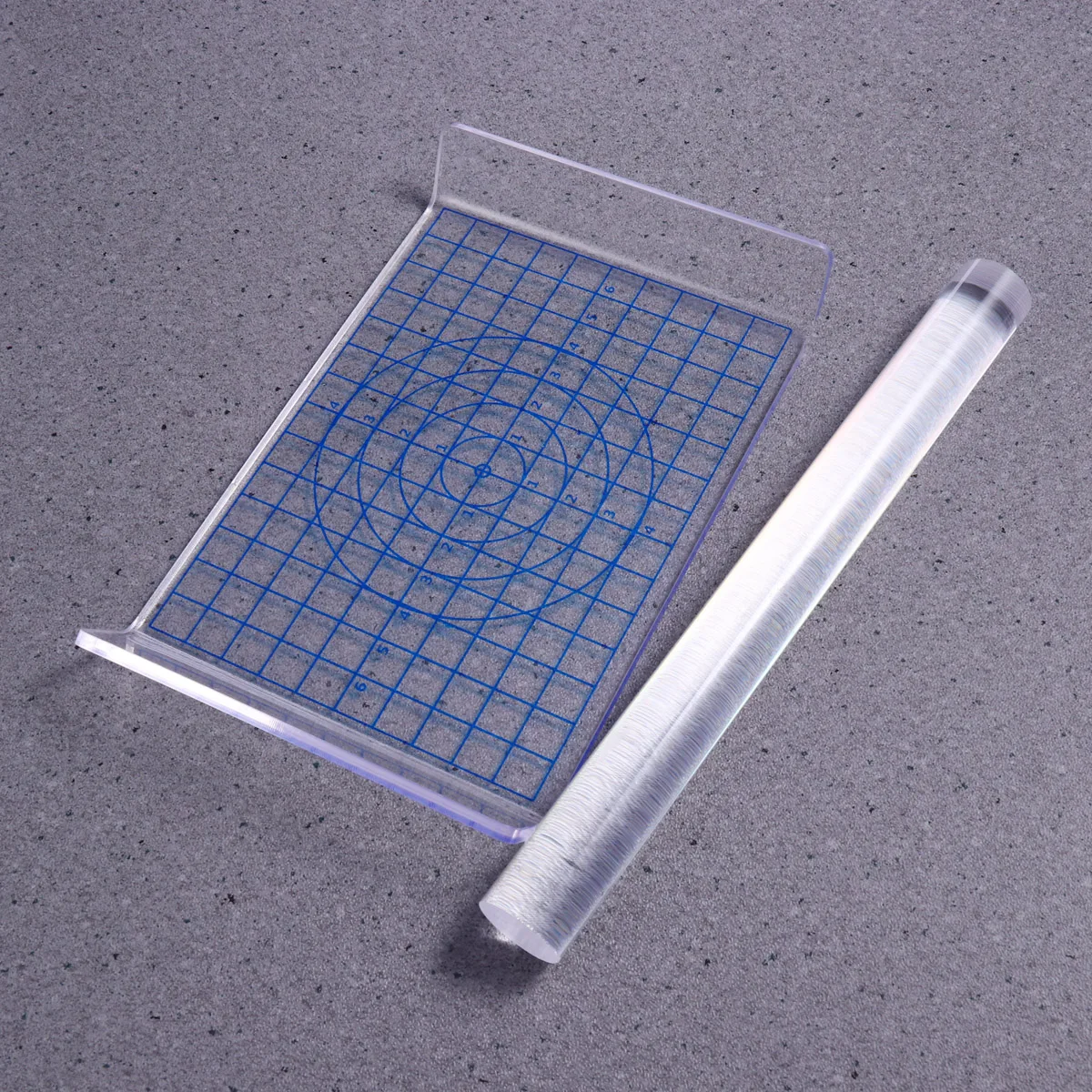 

2Pcs Modelling Clay Tools Acrylic Roller Acrylic Sheet Board U Shape Durable Polymer Clay Roller for Shaping Pressing