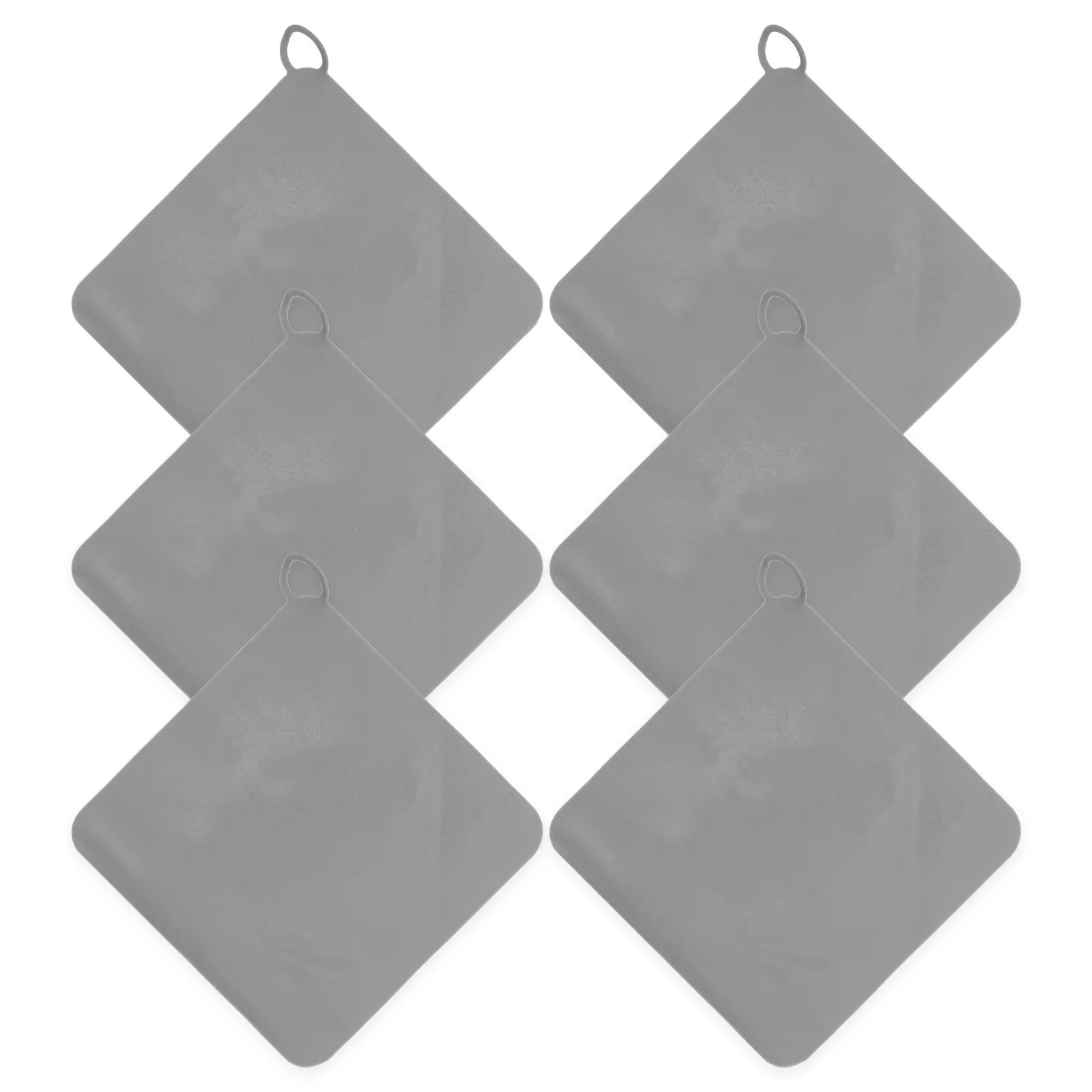 

Набор из 6 силиконовых заглушек для слива в полу с петлей для подвешивания, 5.89x5.89, защита от запаха, для ванной, кухни, прачечной