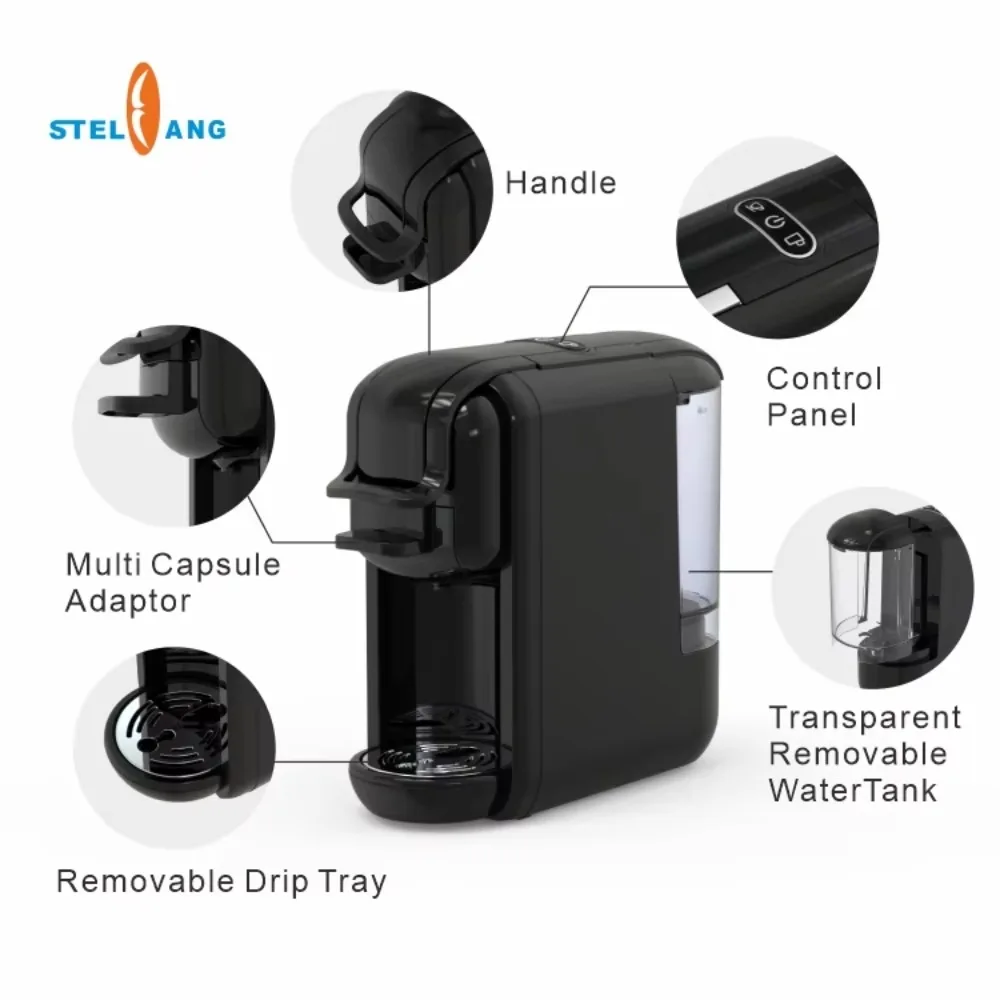 Wholesale Electric 19 Bar Single Cup Automated Multifunctional 3 in 1 Multi Capsule Coffee Maker Machine