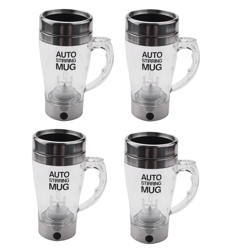

AWAH 4X самоперемешивающаяся кружка, автоматическая электрическая ленивая автоматическая чашка для смешивания кофе, чая, дорожная кружка, термоизолированная чашка с двойной изоляцией