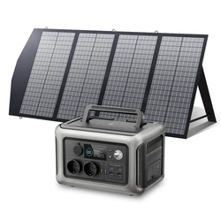 ALLPOWERS R600 Powerstation Portátil com Solarpanel (Opcional),299Wh 600W LiFePO4 Bateria para Backup Doméstico Ao Ar Livre Camping RV