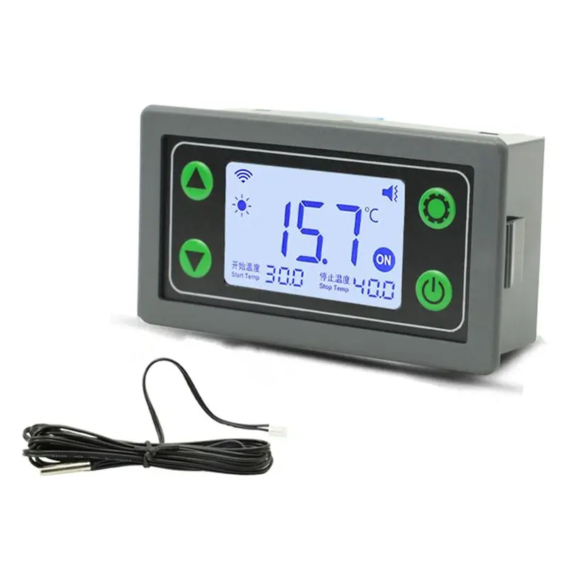 AB11-ST30W WIFI Thermostat Temperature Controller Digital Display Thermostat High Low Temperature Alarm Durable