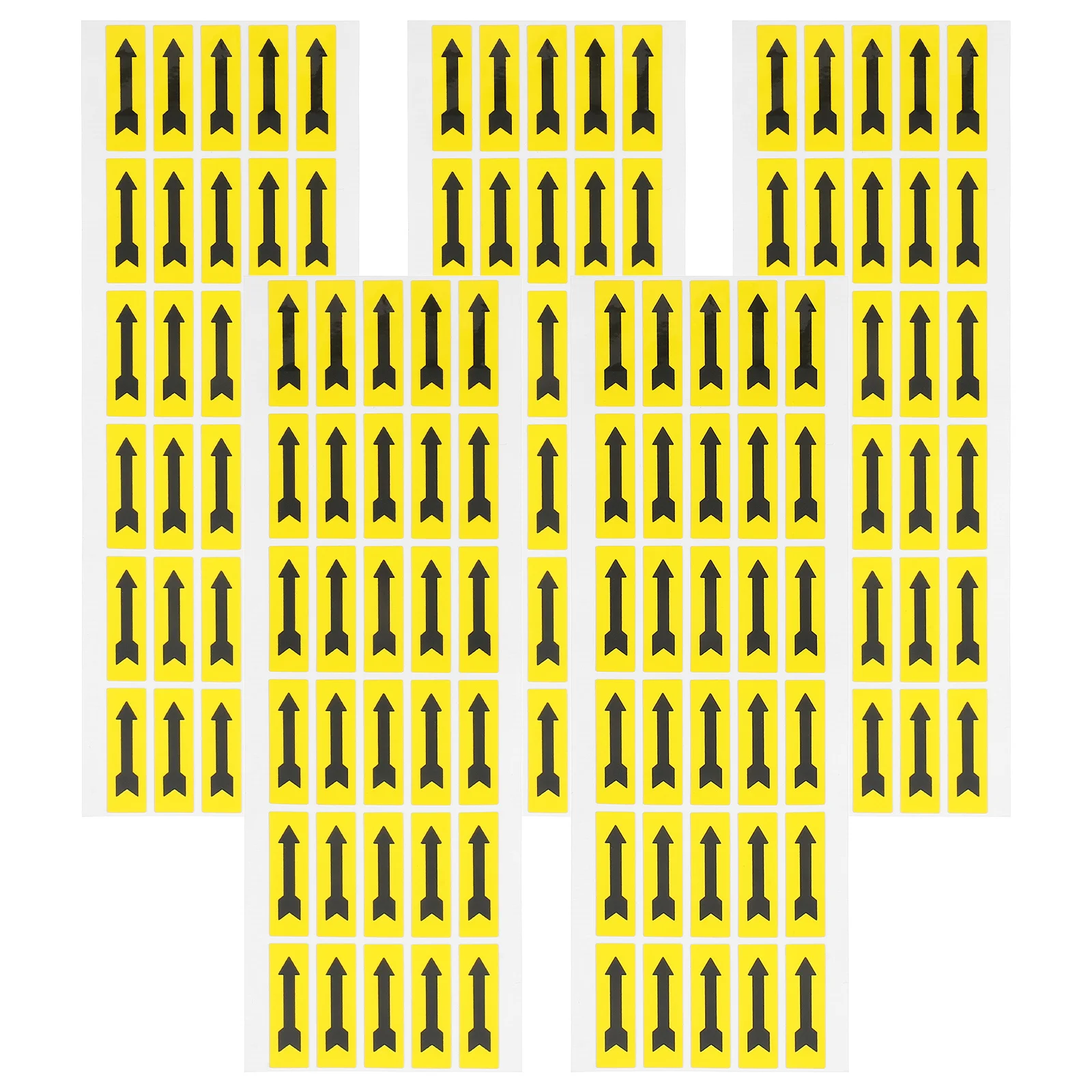 

150pcs Arrow Stickers For Directions Indication Adhesive Labels Warning Decals Floor Wall Door Smooth Surfaces Directional