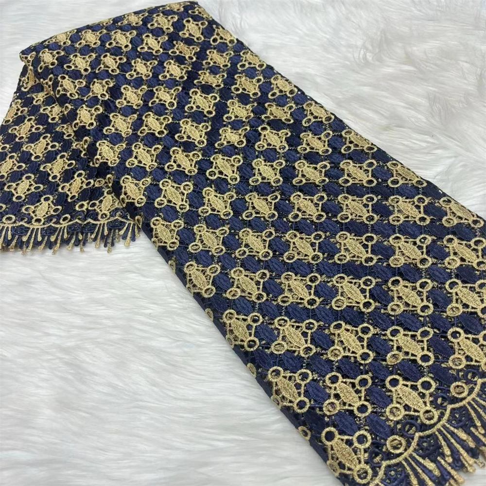

Guipure Embroidery African Lace High Quality French Cord Lace For Women Party Dress 5 Yards