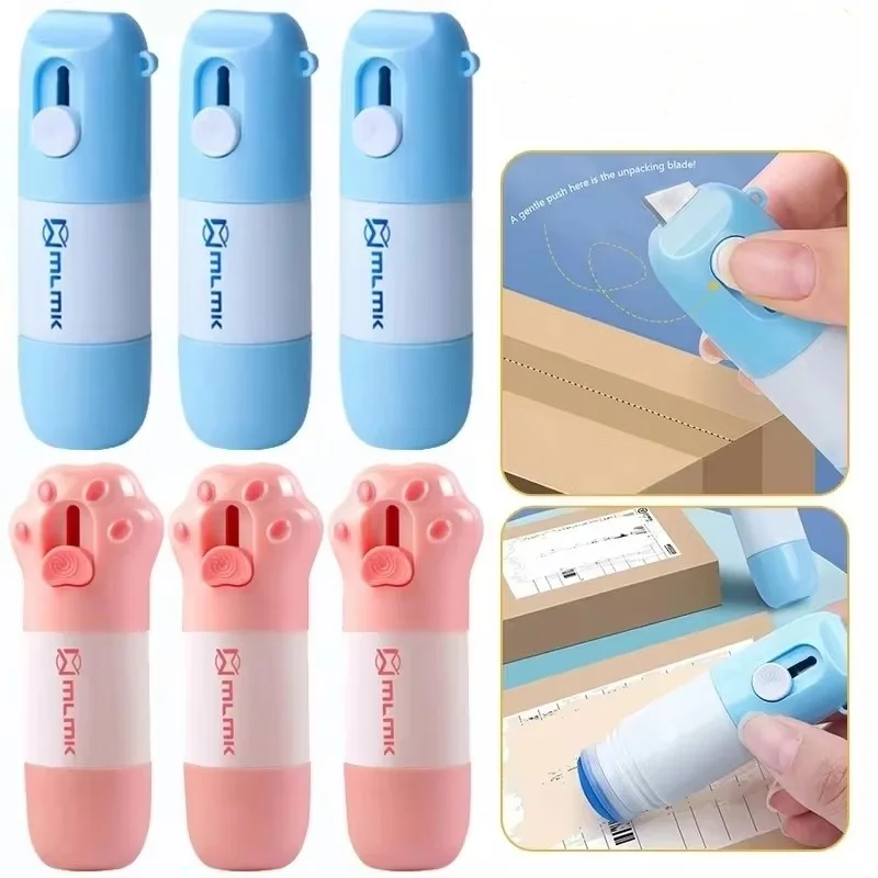 Thermal Paper Correction Fluid with Unboxing Knife Portable Durable Thermal Paper Data Identity Protection Fluid Eraser