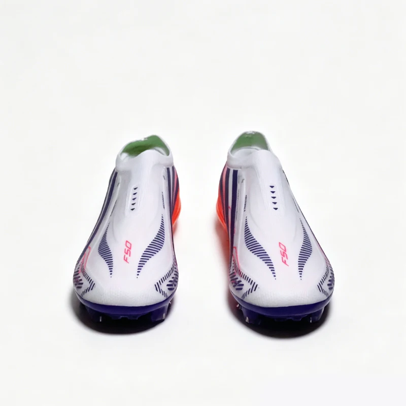 NO-LACE High Quality Mens Soccer Shoes SLIP-ON Non-Slip Soccer Cleats Boys TF/FG Training Football Boots Chuteira Campo T422 view 6