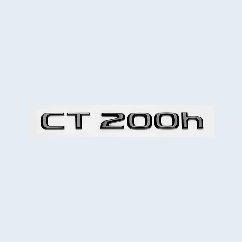 Glossy Black ABS Letters Emblem CT200h LC500 LC500h HYBRID Car Trunk Logo Badge Sticker For Lexus Accessories