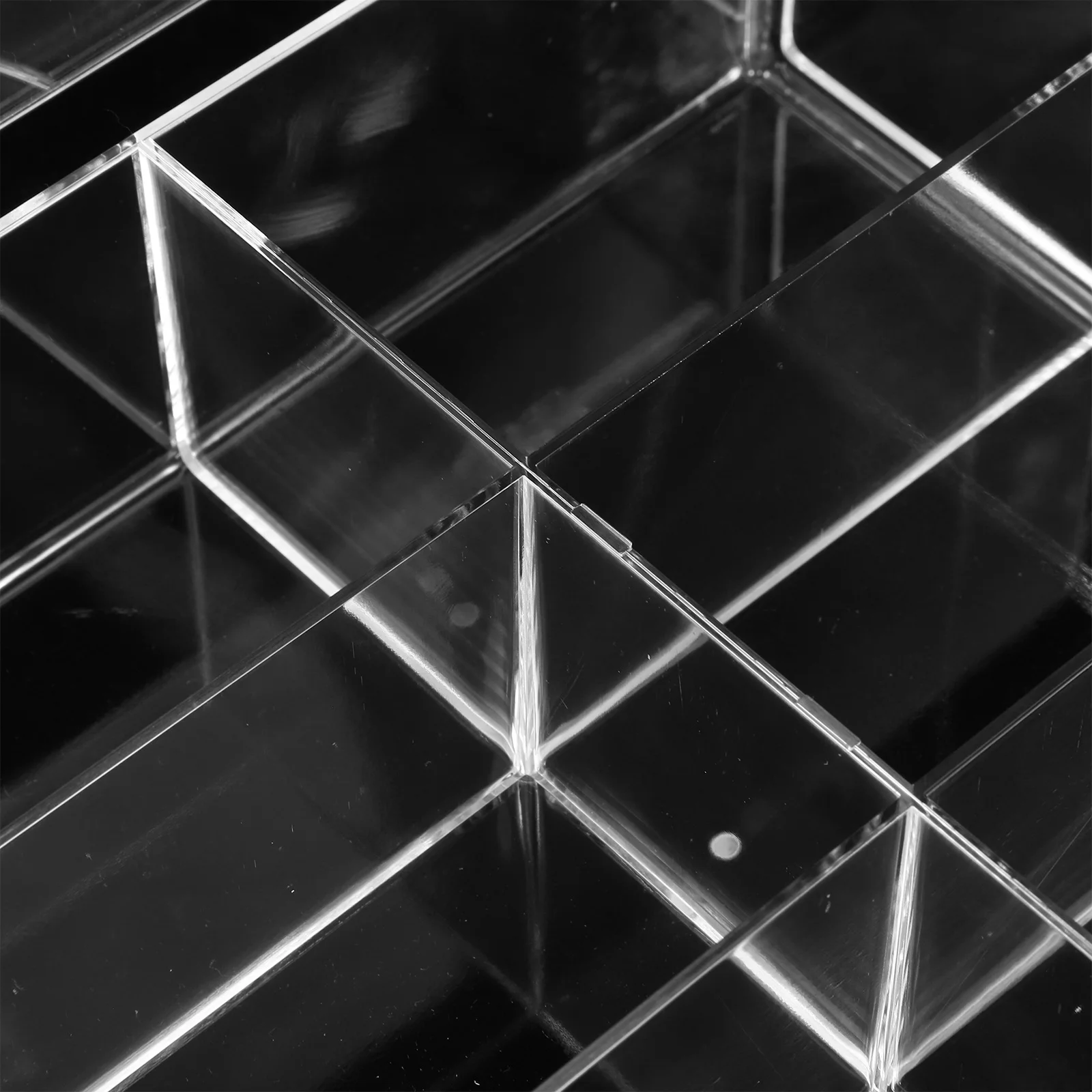 Clear Cards Storage Box Multipurpose Photo Organizer Plastic Storage Case Durable Reusable Material Desktop Small Items