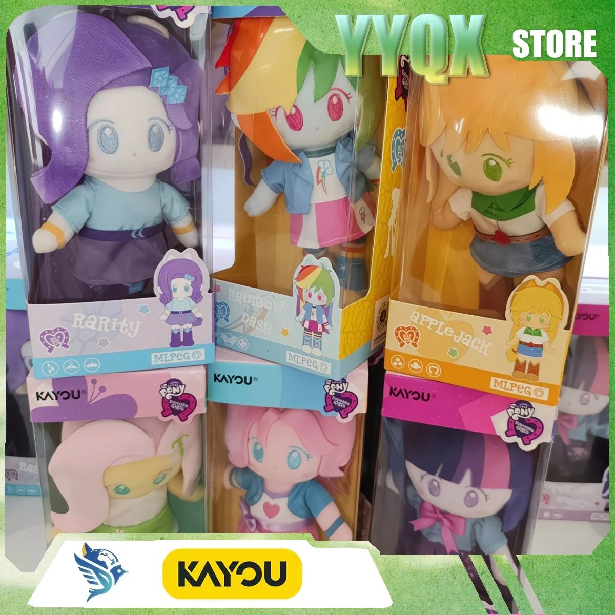 

KAYOU 2026 New My Little Pony Plush Toy Doll Cute Collection Periphery Anime Decoration Gift Surprise Toy Cartoon Like Girl Fun
