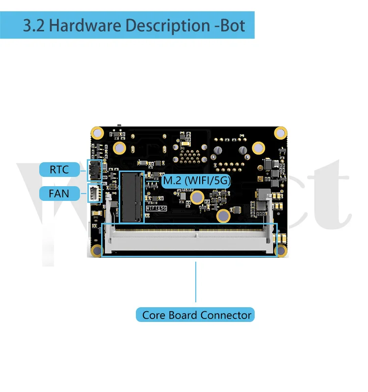 Weact nvidia jetson nano tx2 xavier nx orin träger board motherboard roboter uav – Detail 5