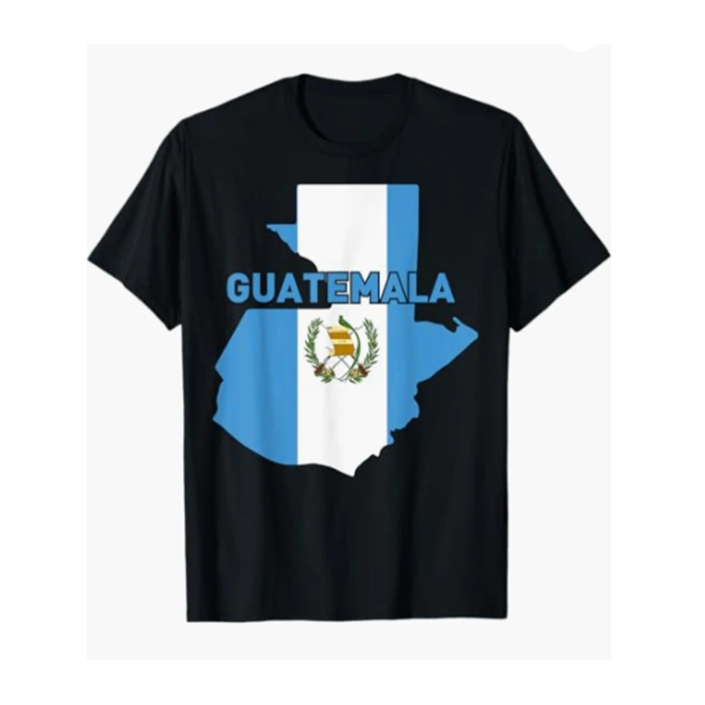 Flagnshow 100% Cotton Flag of Country Guatemala T-Shirt