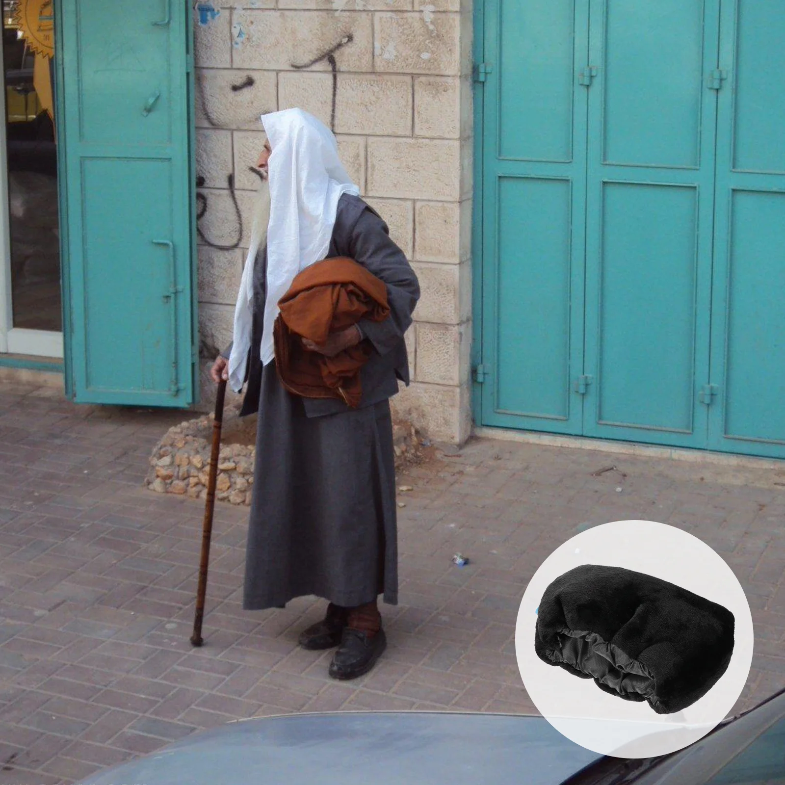 

1Pair Crutch Pads Non-Skid Elastic Durable Thickened Walking Arm Underarm Hand Grip Cushion Support Mat Crutch Pad