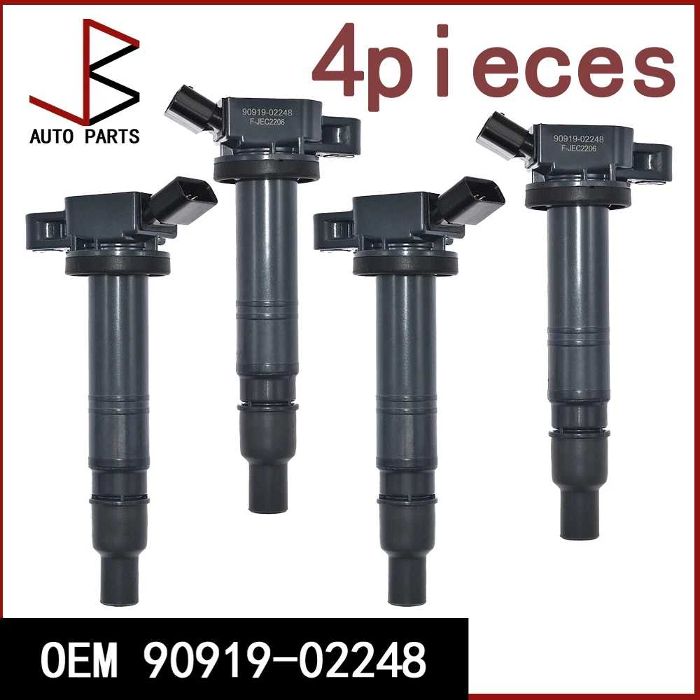 

4 шт./лот OEM 9091902248 9091902248 Катушка зажигания для Toyota Camry Corolla Tacoma RAV4 Solara Tundra Lexus Scion
