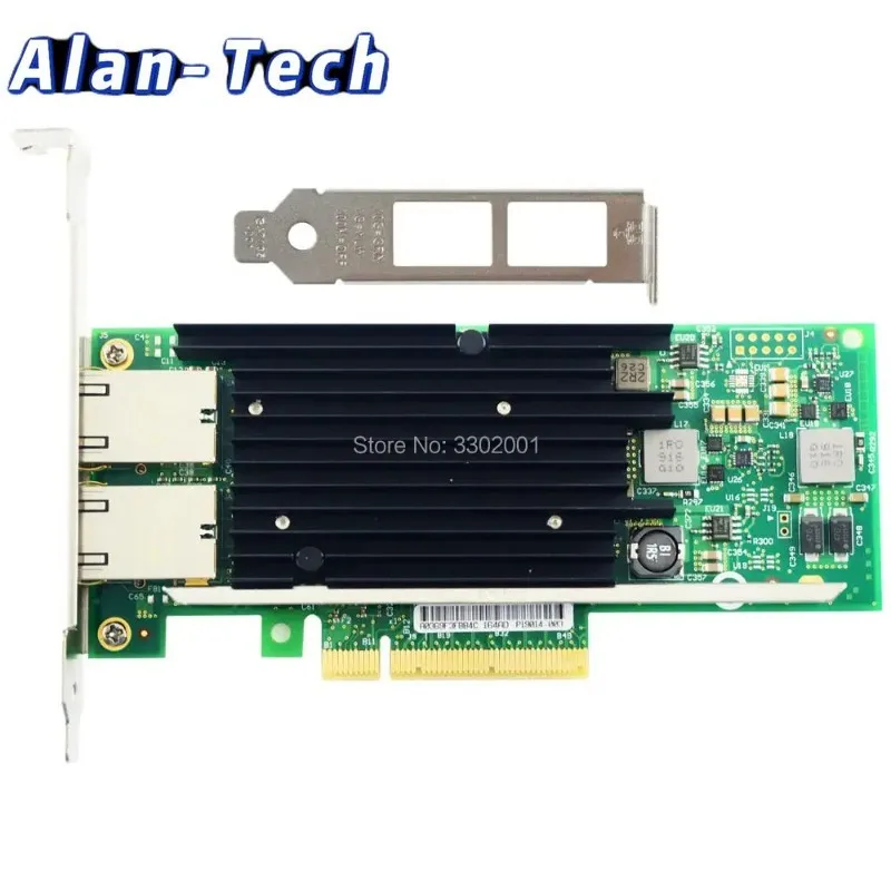 X540-T2 Int-el X540 чипсет PCIe x8 двойной медный RJ45 10 Гбит/с порт Ethernet Сетевая карта совместима