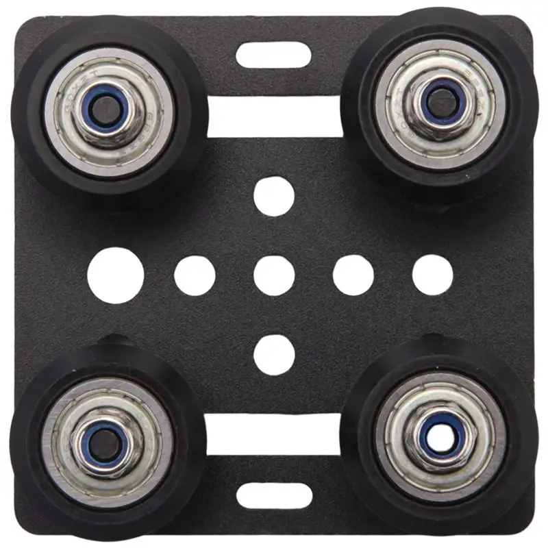 ABJG-3D Printer Accessories For Openbuilds V Slot European Standard 2020 Aluminum Profile Pulley V-Slot Build Gantry Plate