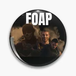 Soap Mactavish Foap Call Of Duty Soft Button Pin Creative Hat Metal Cartoon Clothes Fashion Lapel Pin Cute Funny Collar Lover