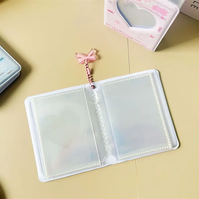 3 Zoll Koreanischer Ins-Style Fotokartenordner 40 Taschen Herzförmiges Kartenalbum Polaroid Fotoalbum Kartentasche Aufbewahrungstasche – Detail 5