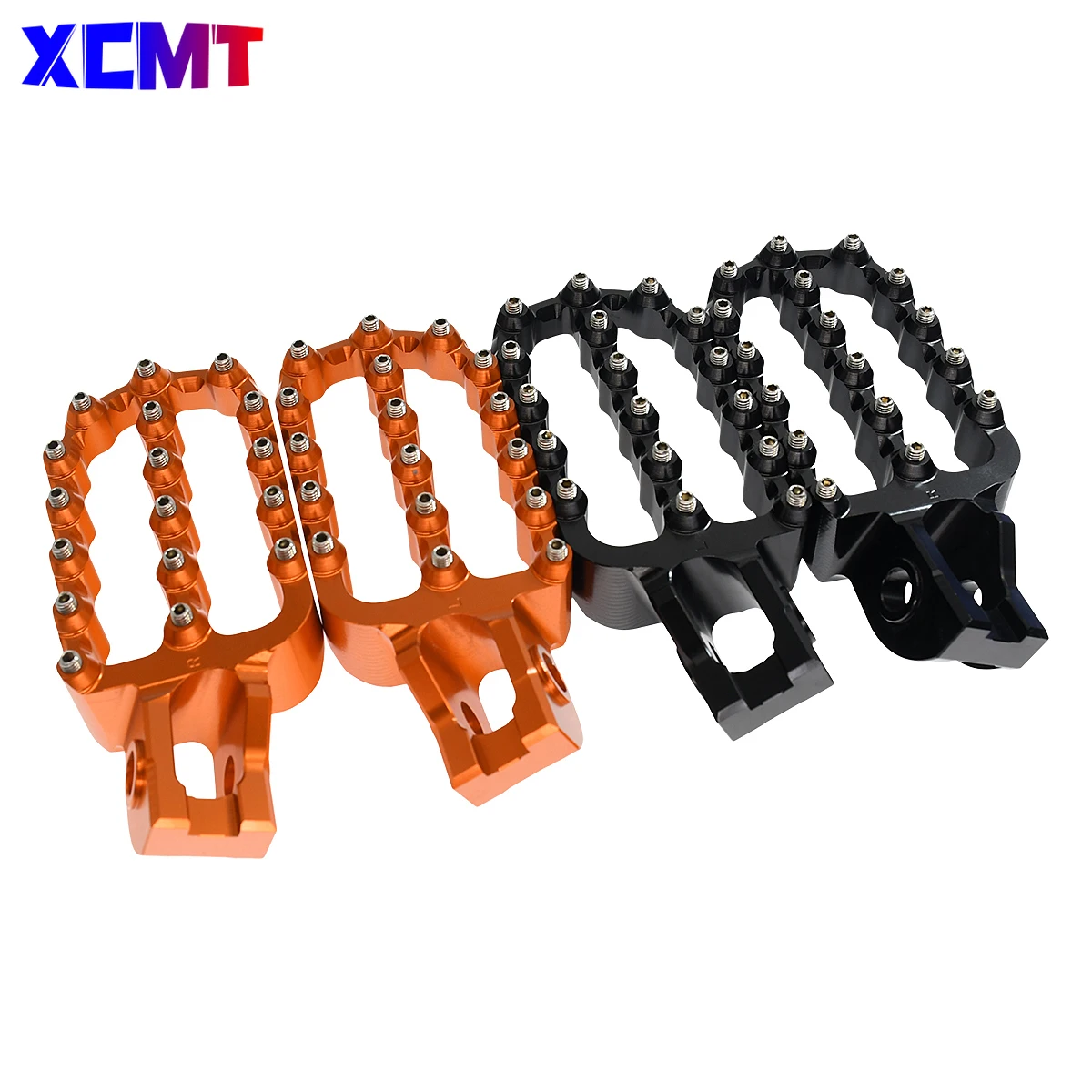 Motorcycle CNC 107mm Lengthen Footrest Footpegs Foot Pegs Pedal For KTM 125-500cc EXC EXCF SX SXF XC XCF For Husqvarna Gas Gas