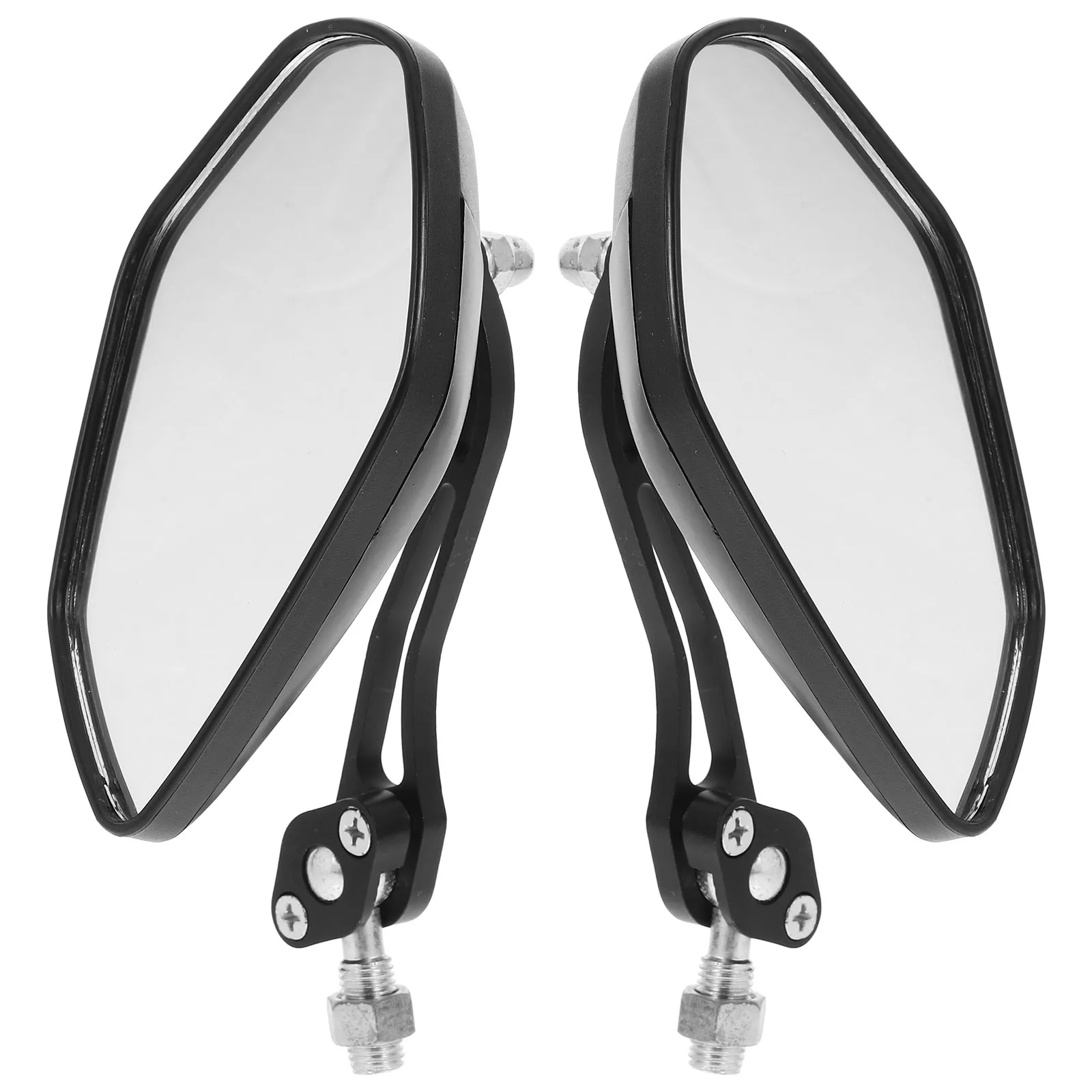 

Motorcycle Rearview Mirrors Black Electric Scooter Accessories Clear View Durable Materials Easy Installation Fits Most Bikes