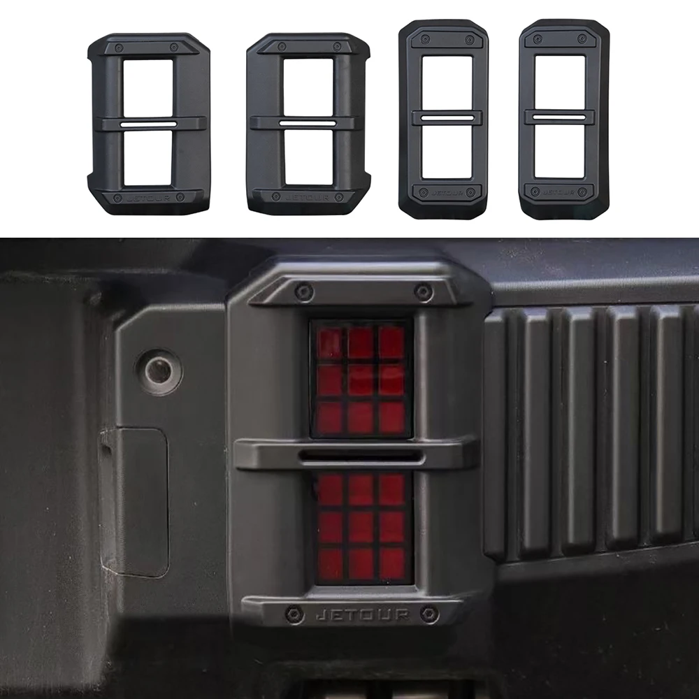 

Matte Black Front Rear Bumper Fog Lampshade Modification For Chery Jetour Traveler T2 2023 2024 2025 Car Styling Accessories