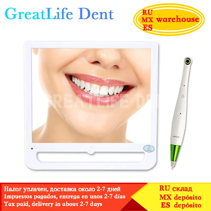 

GreatLife Dent 8g USB 17inch LCD Monitor 10 Million Pixels Intra Oral Camera Dental Camera Intraoral Wifi Dental Wireless