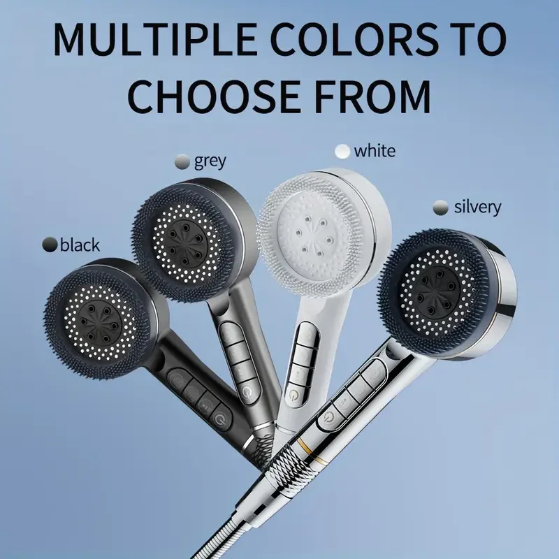 1pc Filtered Supercharged Shower Head Four-speed Adjustment With Water Seal Multi-functional Home Shower Bathroom Accessories image 5